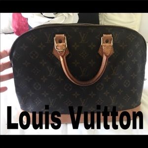 Louis Vuitton Alma Shoulder Hand Purse Bag